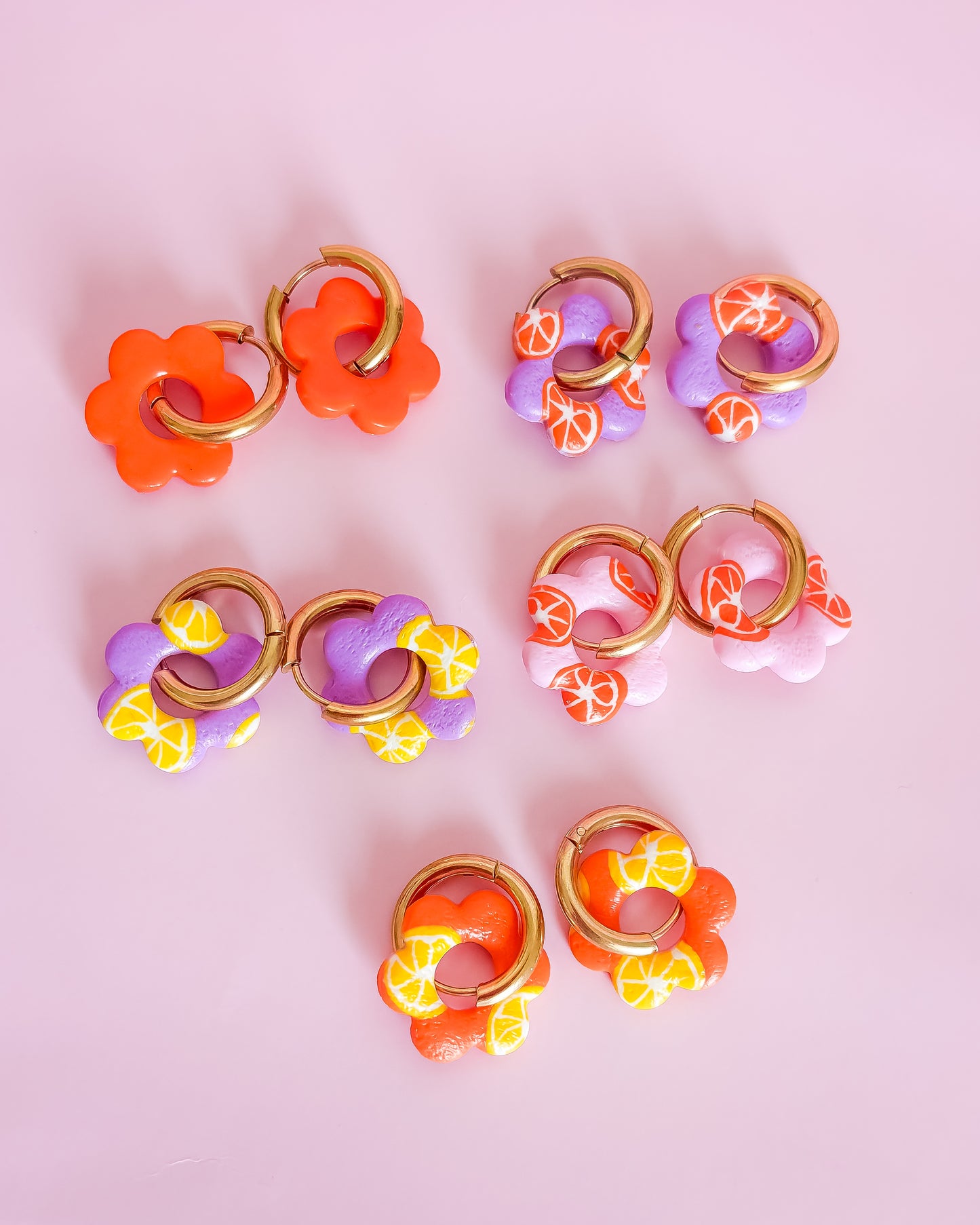 Boucles d'oreilles Fleur Pop