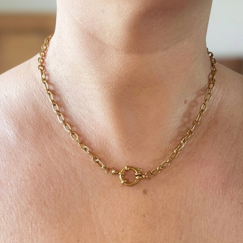 Chaîne personnalisable à gros fermoir