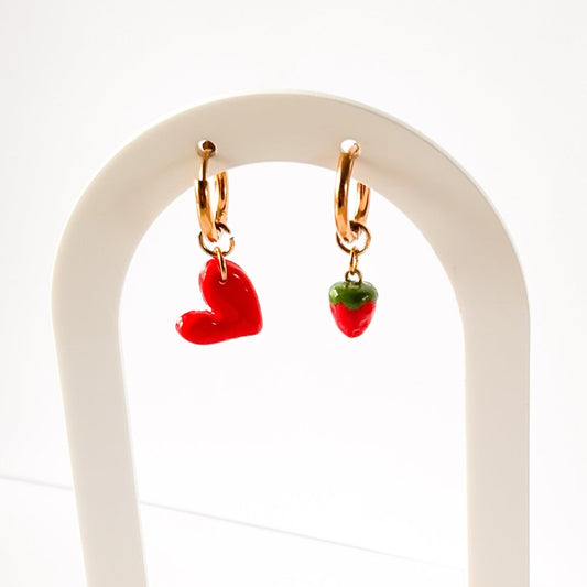 Boucles d'oreilles Cœur