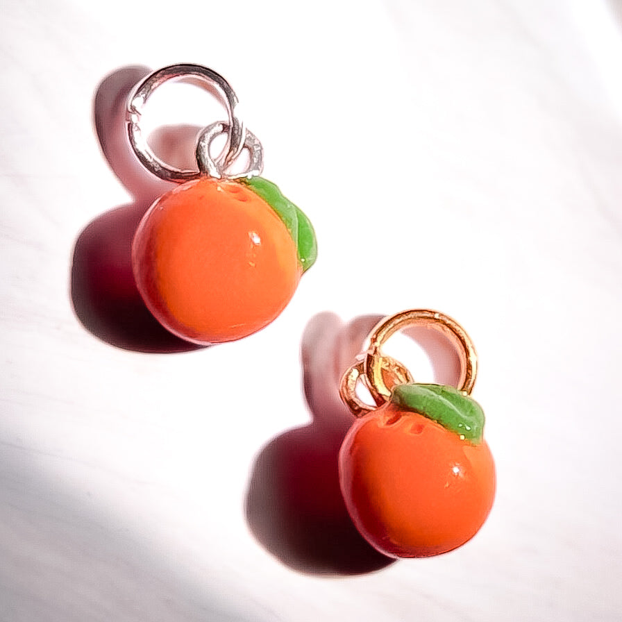 Boucles d'oreilles Orange