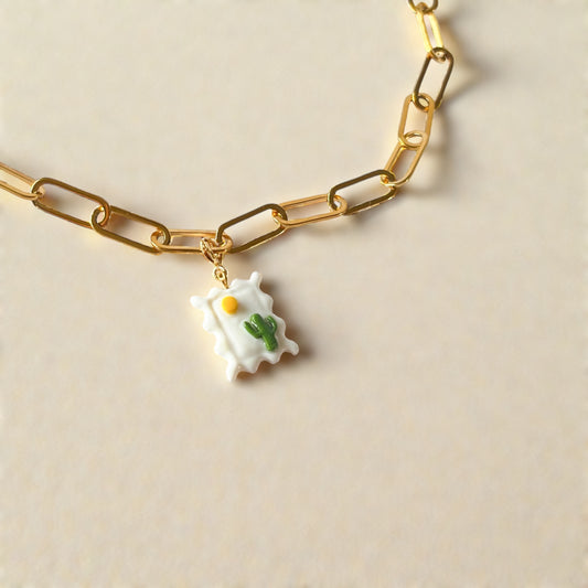 Chaîne personnalisable en acier inoxydable doré