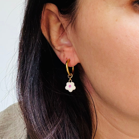 Boucles d'oreilles Fleur