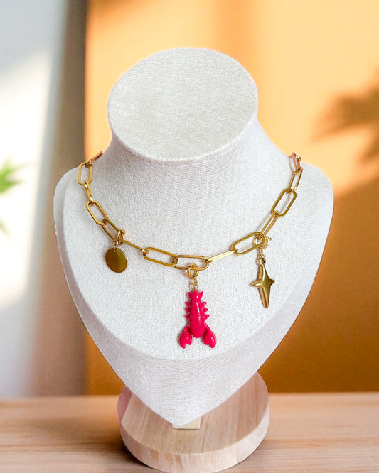 Collier Doré Mafalda L - charms personnalisables