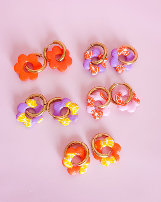 Boucles d'oreilles Fleur Pop