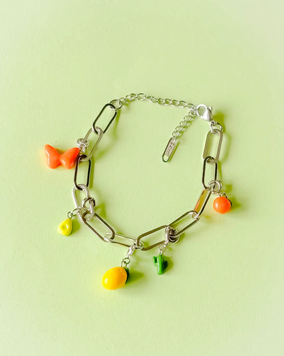 Bracelet Argent Ana - charms personnalisables