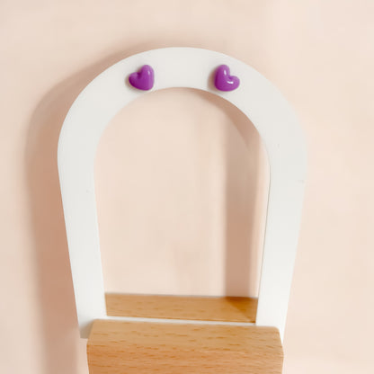 Mini boucles d'oreilles coeurs