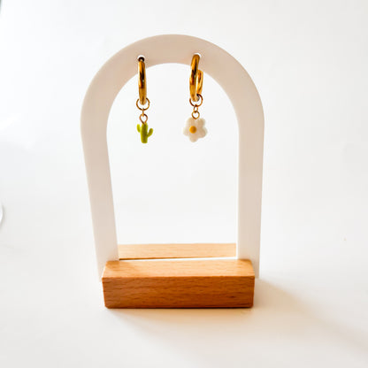 Boucles d'oreilles Cactus