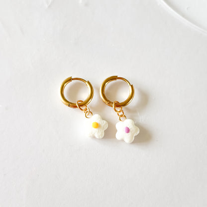 Boucles d'oreilles Fleur