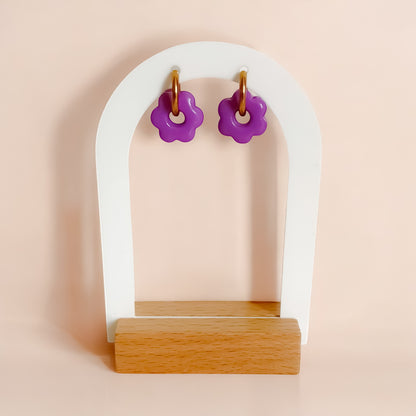 Boucles d'oreilles Fleurs Pop