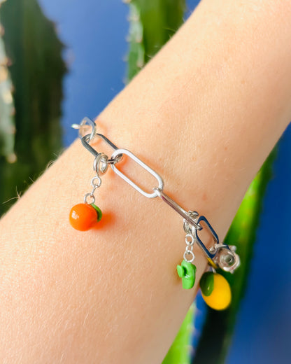 Bracelet Argent Ana - charms personnalisables