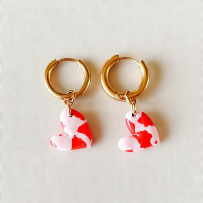 Boucles d'oreilles Cœur