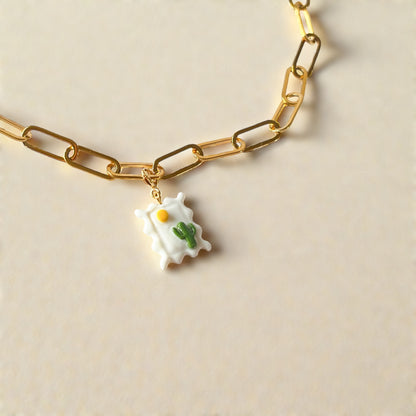 Chaîne personnalisable en acier inoxydable doré