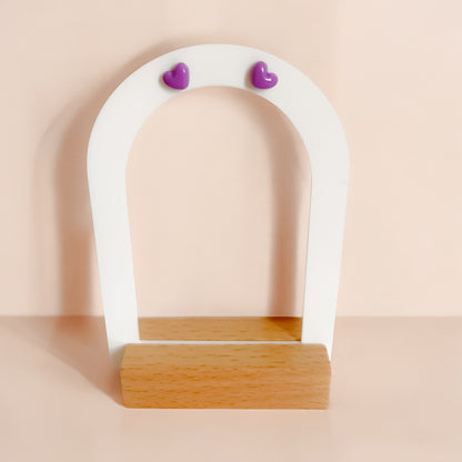 Mini boucles d'oreilles coeurs