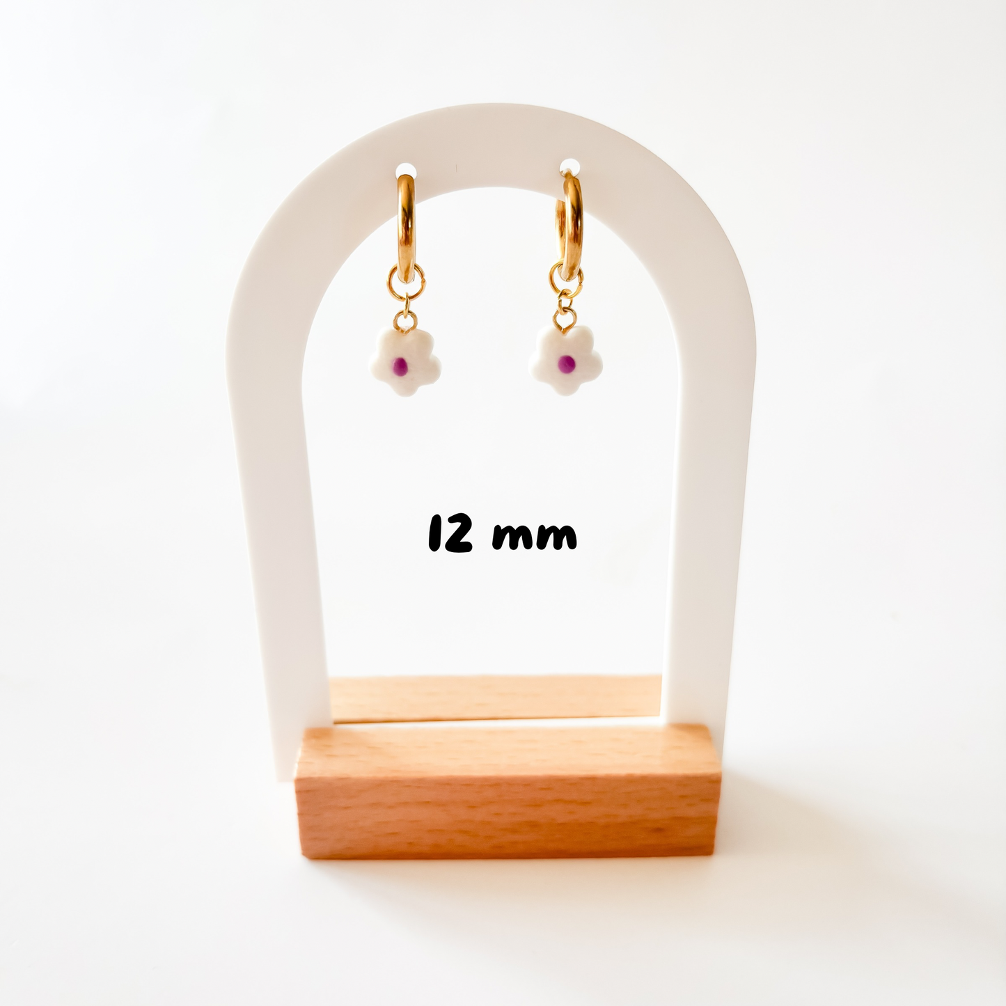 Créole personnalisable – Base en acier inoxydable pour charms interchangeables (12 à 21 mm)