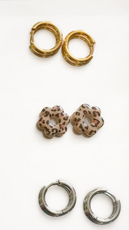 Boucles d'oreilles Léo