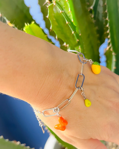 Bracelet Argent Ana - charms personnalisables