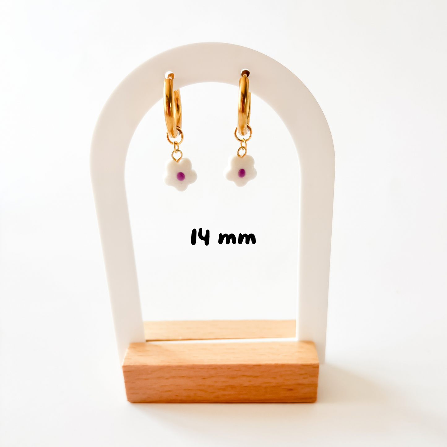 Créole personnalisable – Base en acier inoxydable pour charms interchangeables (12 à 21 mm)