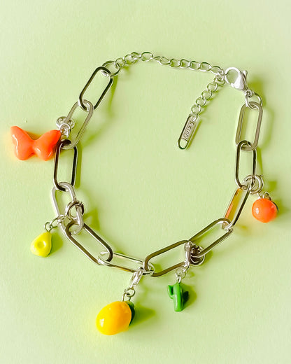 Bracelet Argent Ana - charms personnalisables