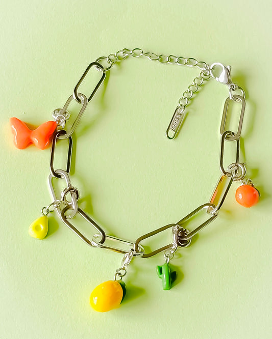Bracelet Argent Ana - charms personnalisables
