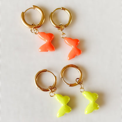 Boucles d'oreilles Papillon