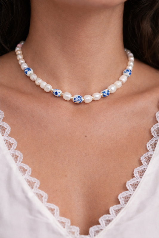 Collier perles naturelles