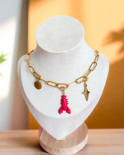 Collier Doré Mafalda L - charms personnalisables