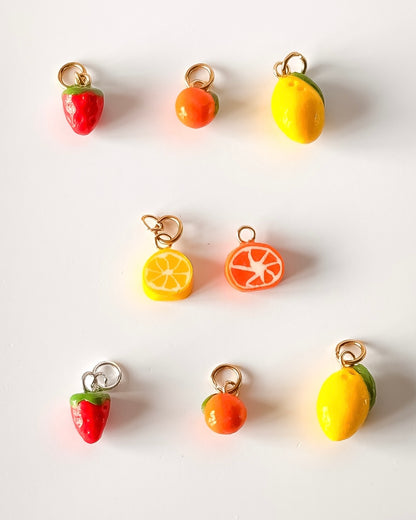 Boucles d'oreilles Fraise