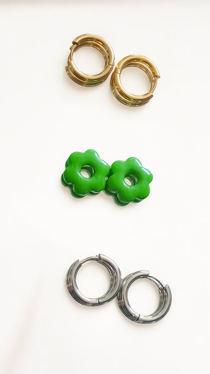 Boucles d'oreilles Fleurs Pop