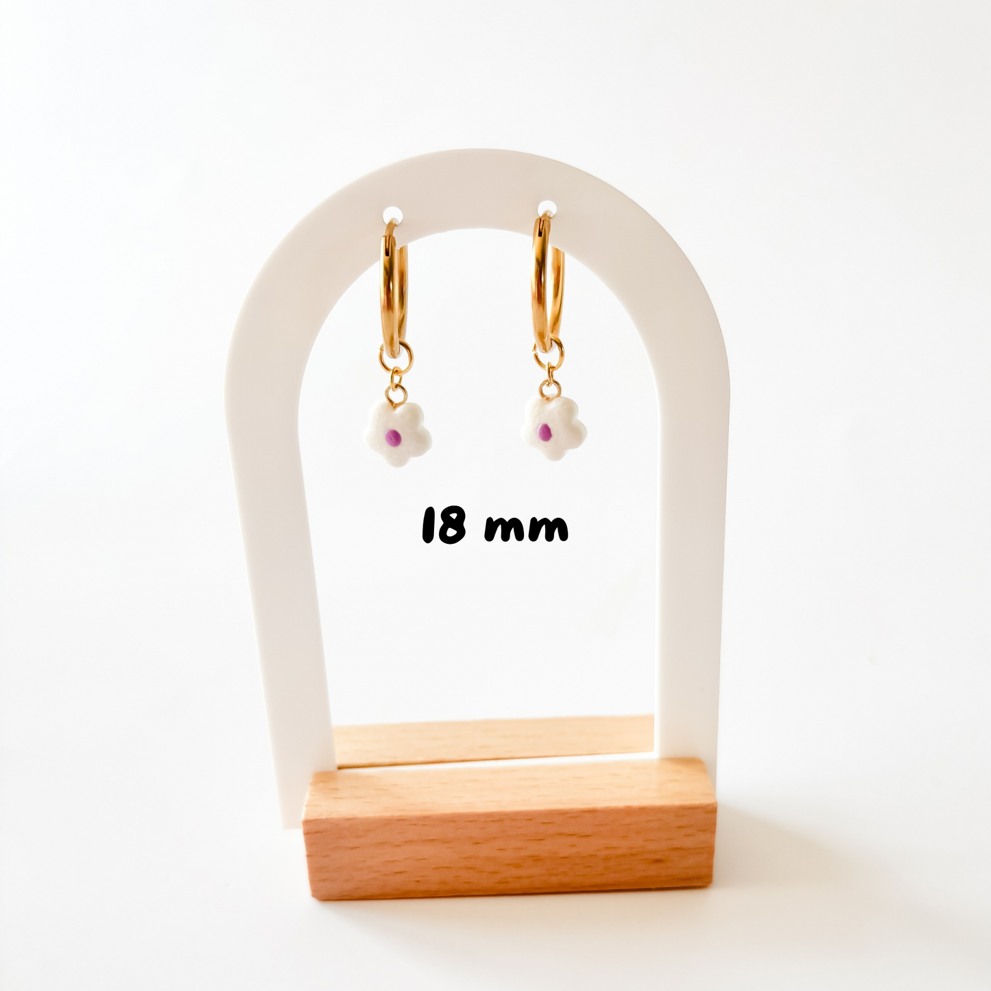 Créole personnalisable – Base en acier inoxydable pour charms interchangeables (12 à 21 mm)