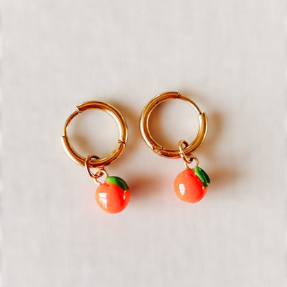 Boucles d'oreilles Orange