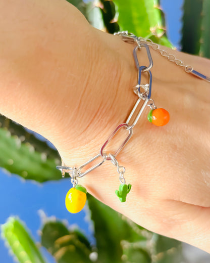 Bracelet Argent Ana - charms personnalisables