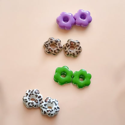 Boucles d'oreilles Fleurs Pop