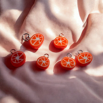 Photo d'un assortiment de charms tranche d'orange