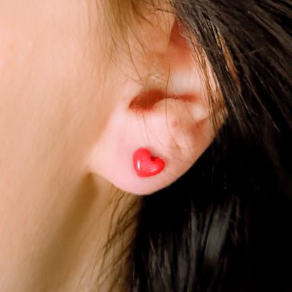 Mini boucles d'oreilles coeurs